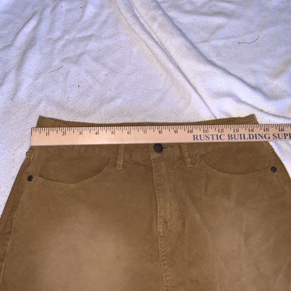 PRANA TRISTA rusty brown corduroy miniskirt size 4 tortoise - Picture 4 of 12